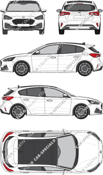 Ford Focus Hatchback, 2019–2022 (Ford_700)