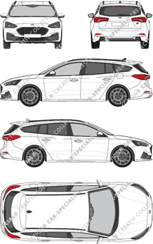 Ford Focus Turnier break, 2019–2022 (Ford_701)