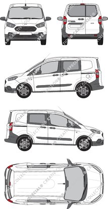 Ford Transit Courier, 2018–2023 (Ford_705)