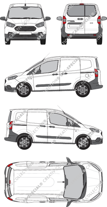 Ford Transit Courier, 2018–2023 (Ford_707)