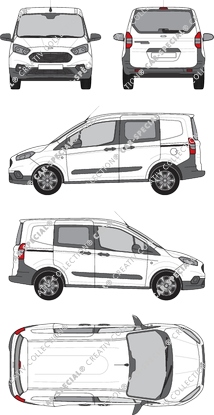 Ford Transit Courier, 2018–2023 (Ford_709)