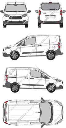 Ford Transit Courier, 2018–2023 (Ford_711)
