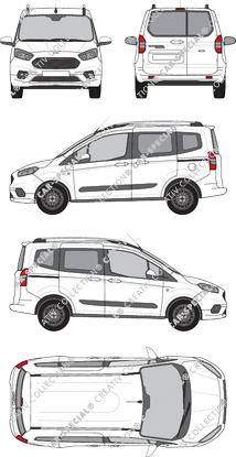 Ford Tourneo Courier, 2018–2023 (Ford_712)