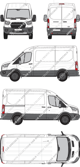 Ford Transit van/transporter, current (since 2020) (Ford_714)