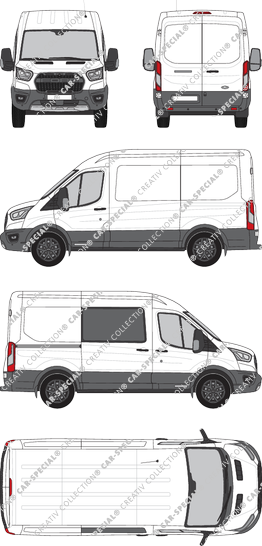 Ford Transit van/transporter, current (since 2020) (Ford_718)