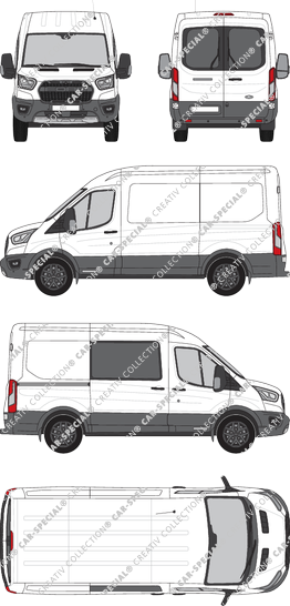 Ford Transit van/transporter, current (since 2020) (Ford_721)