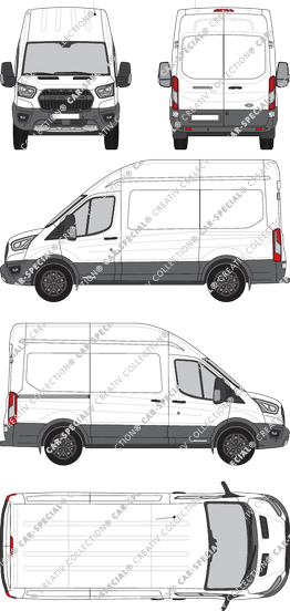 Ford Transit van/transporter, current (since 2020) (Ford_724)