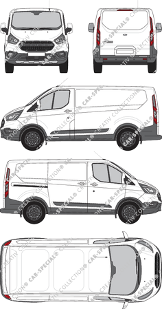 Ford Transit Custom van/transporter, 2020–2023 (Ford_768)