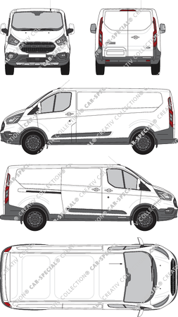 Ford Transit Custom Kastenwagen, 2020–2023 (Ford_774)