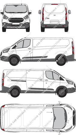 Ford Transit Custom van/transporter, 2020–2023 (Ford_780)