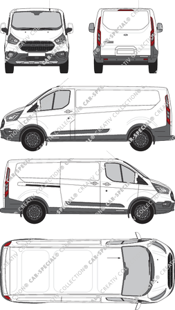 Ford Transit Custom furgón, 2020–2023 (Ford_780)