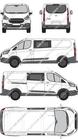 Ford Transit Custom Kastenwagen, 2020–2023 (Ford_784)