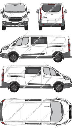 Ford Transit Custom van/transporter, 2020–2023 (Ford_785)