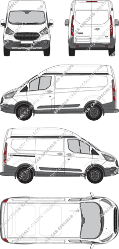 Ford Transit Custom van/transporter, 2020–2023 (Ford_786)