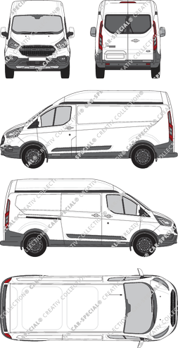 Ford Transit Custom van/transporter, 2020–2023 (Ford_794)