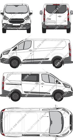 Ford Transit Custom fourgon, 2020–2023 (Ford_810)