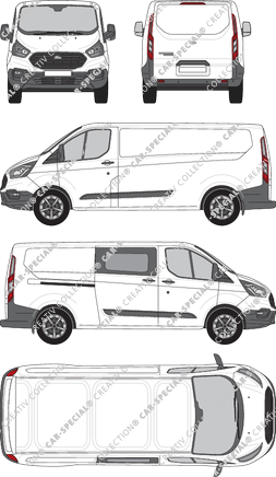 Ford Transit Custom furgone, 2018–2023 (Ford_823)