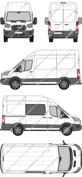 Ford E-Transit fourgon, actuel (depuis 2022) (Ford_860)