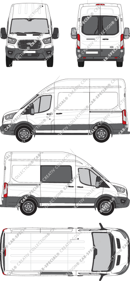 Ford E-Transit fourgon, actuel (depuis 2022) (Ford_863)
