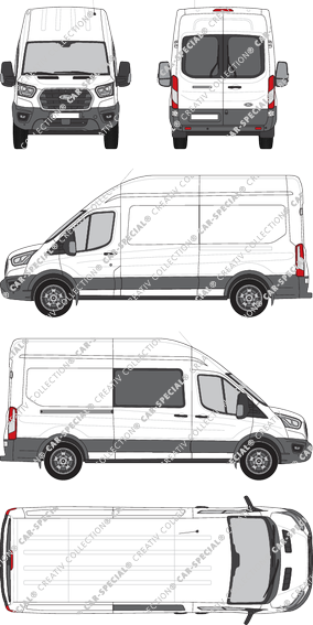 Ford E-Transit van/transporter, current (since 2022) (Ford_884)