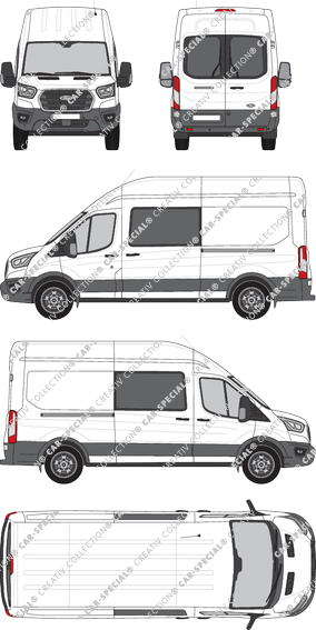 Ford E-Transit furgone, attuale (a partire da 2022) (Ford_887)