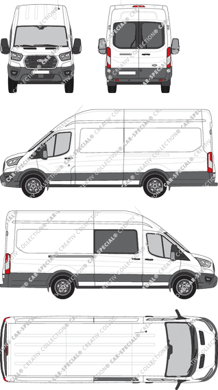 Ford E-Transit furgone, attuale (a partire da 2022) (Ford_896)