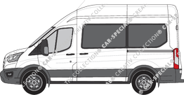 Ford E-Transit minibus, current (since 2022)