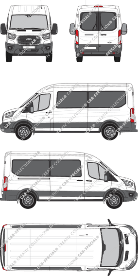 Ford E-Transit Kleinbus, attuale (a partire da 2022) (Ford_902)