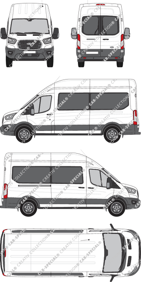 Ford E-Transit Kleinbus, attuale (a partire da 2022) (Ford_904)