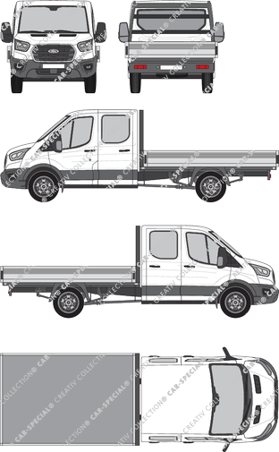 Ford E-Transit, Pritsche, L4, Doppelkabine (2022)