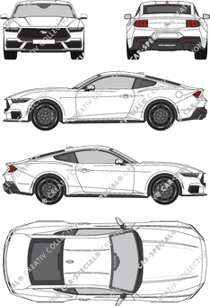 Ford Mustang Coupé, current (since 2023) (Ford_918)