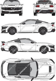 Ford Mustang Coupé, actual (desde 2023) (Ford_919)