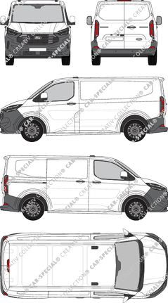 Ford Transit Custom Kastenwagen, aktuell (seit 2023) (Ford_934)