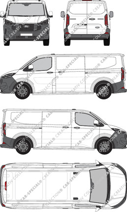 Ford Transit Custom van/transporter, current (since 2023) (Ford_947)