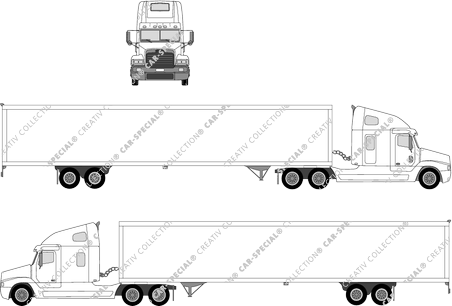 Freightliner Century, tracteur de semi remorque