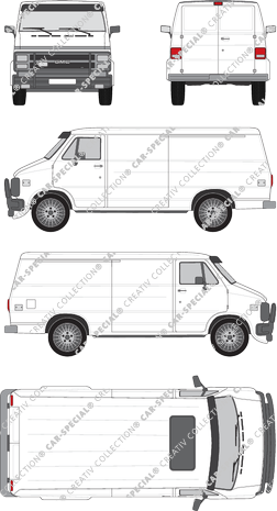 GMC Vandura, camionnette, 4 Doors (1983)