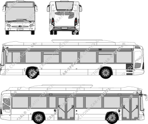 Heuliez GX 337 Hybrid, Hybrid, bus, 2 Doors (2013)