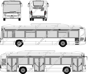 Heuliez GX 337 Hybrid, Hybrid, bus, 3 Doors (2013)