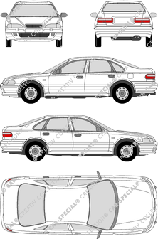 Honda Accord, Limousine, 4 Doors (1996)