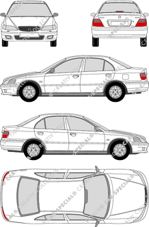 Honda Accord, Limousine, 4 Doors (1998)