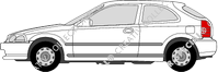 Honda Civic Hatchback, 1996–2001