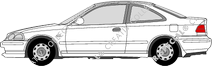 Honda Civic Coupé, 1996–2000