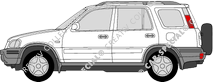 Honda CR-V station wagon, 1999–2001