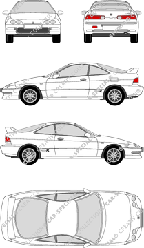 Honda Integra Coupé, 1998–2001 (Hond_016)