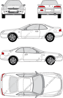 Honda Prelude Coupé, a partire da 1997 (Hond_021)