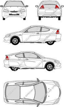 Honda Insight Kombilimousine, 1999–2006 (Hond_025)