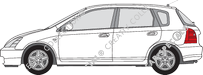 Honda Civic, 2000–2003