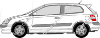 Honda Civic Hayon, 2001–2003