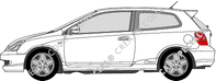 Honda Civic Hayon, 2003–2005