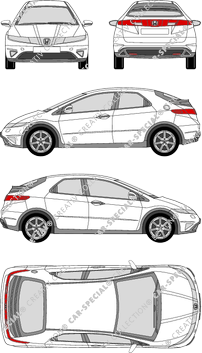 Honda Civic, 2005–2011 (Hond_045)